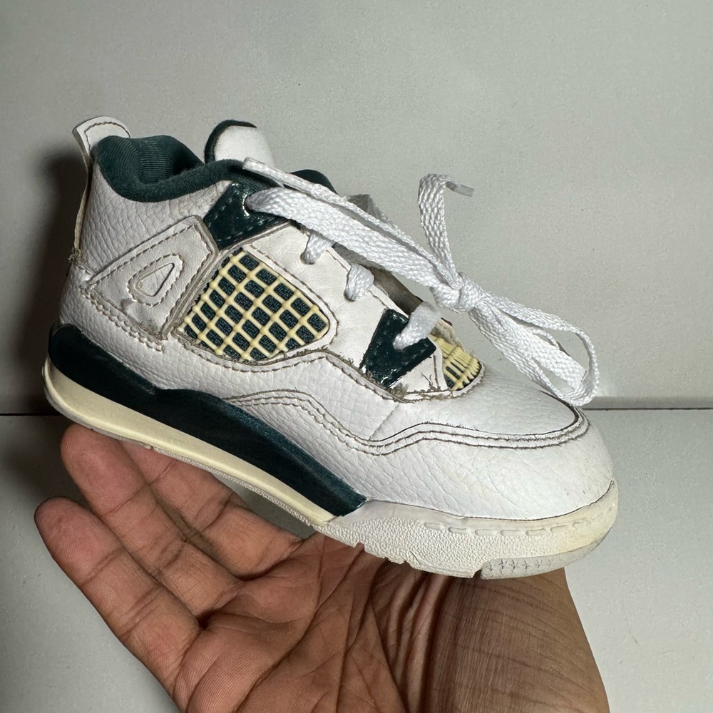 Air Jordan 4 Retro “Oxidized Green” PS Size 8c - Picture 4 of 12